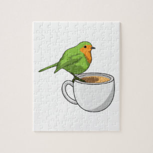 Vogelkoffie Cup Legpuzzel