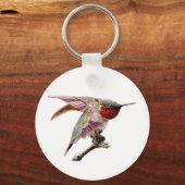 Vogelkolibries Sleutelhanger (Achterkant)