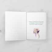 Vogelkooi Bloemen Nieuw Thuis Kaart (Binnen)