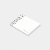 vogelkooi houdt van kinder achtergrondpatroon post-it® notes (Schuin)