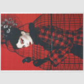 Vogelkooi Pet Bloemen Decoupage Tissuepapier (Voorkant)