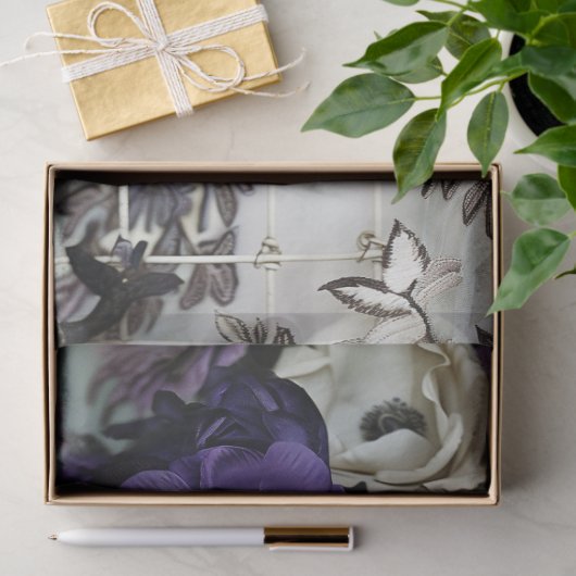 Vogelkooi Pet Bloemen Decoupage Tissuepapier (Geschenk)