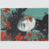 Vogelkooi Pet Bloemen Decoupage Tissuepapier (Voorkant)