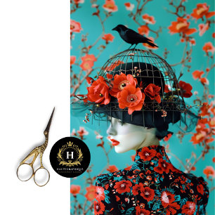  Vogelkooi Pet Bloemen Decoupage Tissuepapier