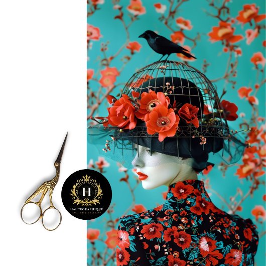  Vogelkooi Pet Bloemen Decoupage Tissuepapier