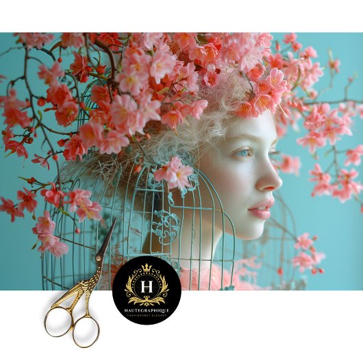  Vogelkooi Pet Bloemen Decoupage Tissuepapier