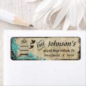 Vogelkooi  retour adres label blauw (Insitu)