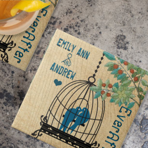 Vogelkooien Hout Graanboom Forever Jubileum Tegeltje