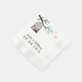  vogelkooipapier luiers voor bruiloft servetten (Hoek)