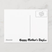 Vogelkoor zingt vrolijke Moederdag voor mama Briefkaart (Achterkant)