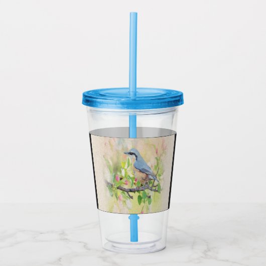 Vogelkoorts Acryl Drinkbeker (Voorkant)