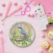 Vogelkoorts Papieren Bordje (Feest)