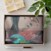 Vogelkop en bloemkool mooi aanzicht portret tissuepapier (Geschenk)