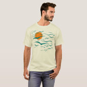 Vogelkoppel en zonneschijn t-shirt (Voorkant volledig)
