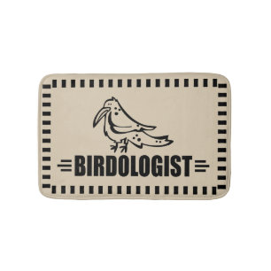 Vogelkundige Vogelaar Twitcher Oloog Fun Badmat
