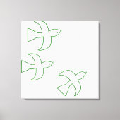 vogelkunst canvas afdruk (Voorkant)