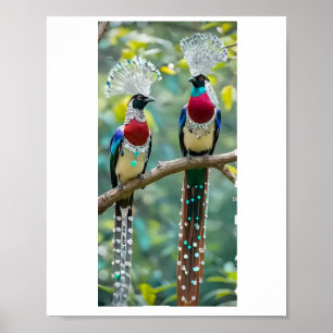 Vogelleven geniet van print, Value Poster Paper (M