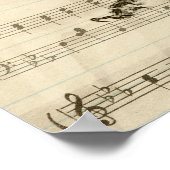 Vogelliedjes Poster (Hoek)