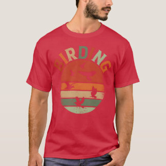 Vogelliefhebber Vogelspotten Vogelfluisteraar Fam T-shirt