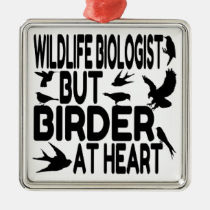 Vogelliefhebber Wildlife Biologist Metalen Ornament