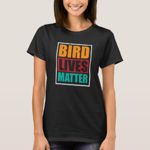 Vogelmeisje: ornitholoog bioloog tuinvogels t-shirt