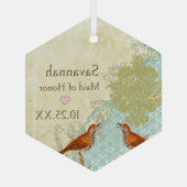  vogelmeisje van de  zeebaars van Ornamenten (Achterkant)