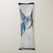 Vogelmodellen: Berg Bluebird 01-02 Lichaamskussen (Voorkant Verticaal)