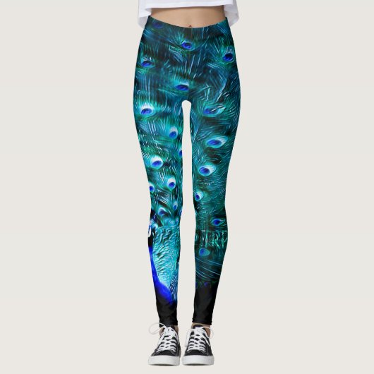Vogelmodellen: pacocks 03-01 leggings (Voorkant)