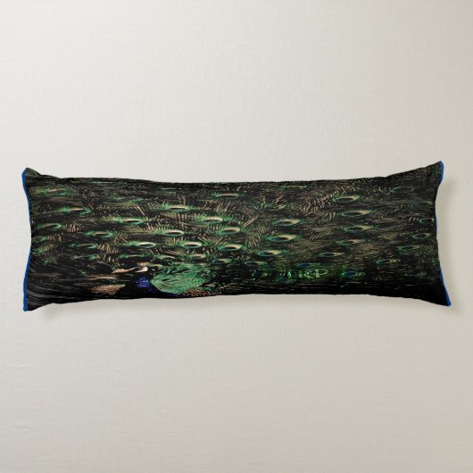 Vogelmodellen:  pacocks 03-05 lichaamskussen (Achterkant)