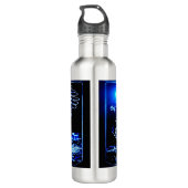 Vogelmodellen: vergrote adelaar 01-01 waterfles (Achterkant)