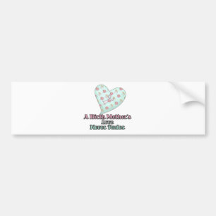 Vogelmoeders liefde verflauwt nooit bumpersticker