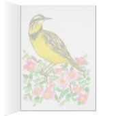 Vogelmoerasis Wilde Rozen Waterverf Blank (Binnen (Rechts))