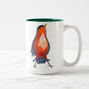 Vogelmok Tweekleurige Koffiemok