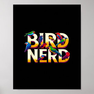 Vogelnerd Funny Vogelspotten Vogelwaarnemer Vogel Poster