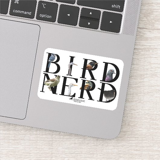 Vogelnerd - Verschillende soorten Sticker (Detail)