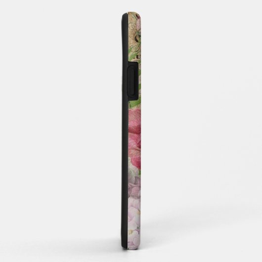 Vogelnest bloementuin Bloemvlinderkunst Case-Mate iPhone Case (Achterkant/rechts)