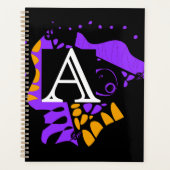 Vogelnest - Gepersonaliseerd Initiaal Letter A Planner (Voorkant)