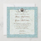 Vogelnest in Stoel, Uitnodiging voor het Huwelijk (Voorkant)