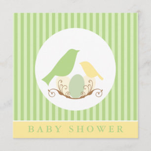 VogelnestBaby shower Kaart