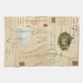  vogelnesten Frans Briefkaart handdoek (Horizontaal)
