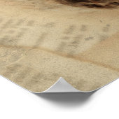 Vogelnestje met een moderne  ooster poster (Hoek)