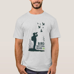 Vogelobservatiemodus: Aan T-shirt