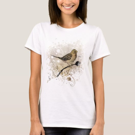 Vogelontwerp T-shirt (Voorkant)