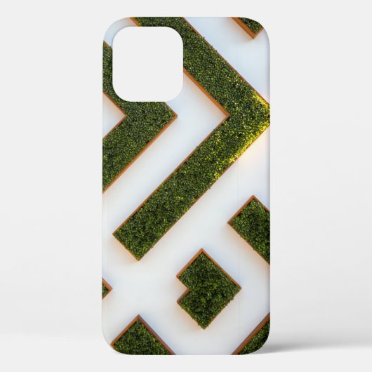 Vogeloog uitzicht van de mazentuin Case-Mate iPhone case (Achterkant)