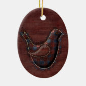 vogelornament keramisch ornament (Achterkant)