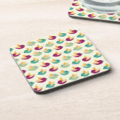 Vogelpatroon Bier Onderzetter (Linkerzijde)