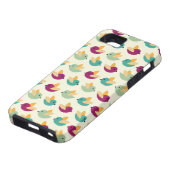 Vogelpatroon Case-Mate iPhone Case (Onderkant)