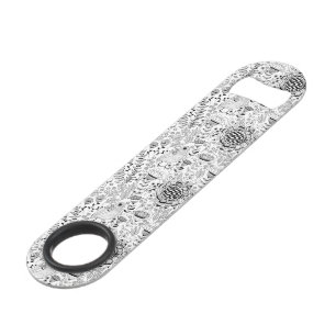 Vogelpatroon en patroon van doedelen speed flessenopener