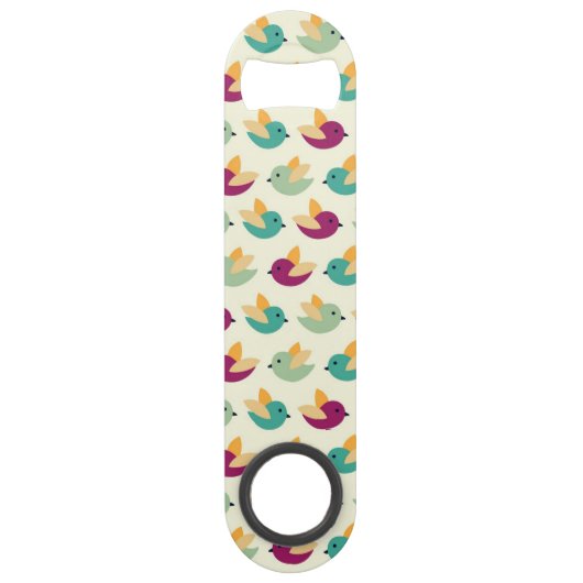 Vogelpatroon Speed Flessenopener (Voorkant)