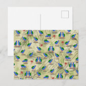 Vogelpatroon Takahe NZ Briefkaart (Voorkant / Achterkant)